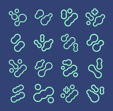 Prebiyotik, mikrop, laktobacillus doğrusal simge kümesi