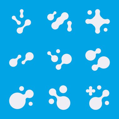 Prebiyotik, mikrop, laktübasil şekilli büyük simge kümesi