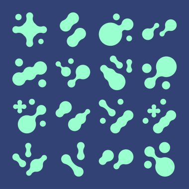 Prebiyotik, mikrop, laktübasil şekilli büyük simge kümesi