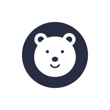 Ayı suratlı çizgi film simgesi