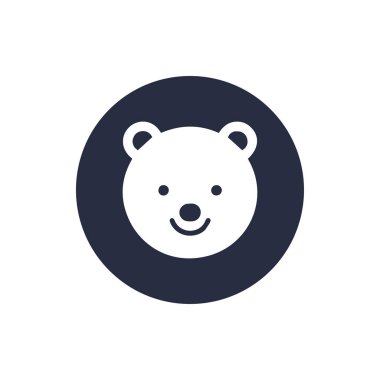 Ayı suratlı çizgi film simgesi