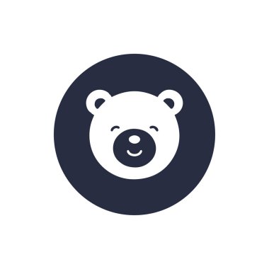 Ayı suratlı çizgi film simgesi