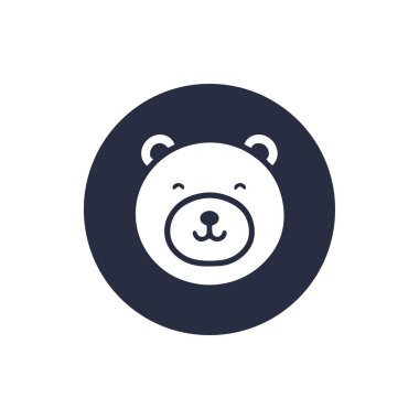 Ayı suratlı çizgi film simgesi