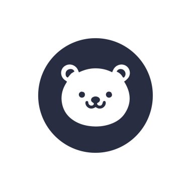 Ayı suratlı çizgi film simgesi