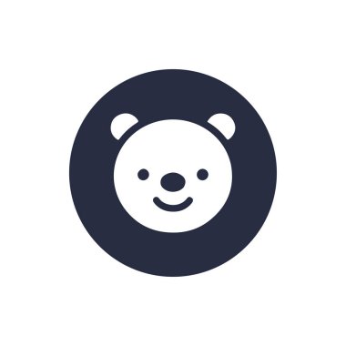 Ayı suratlı çizgi film simgesi