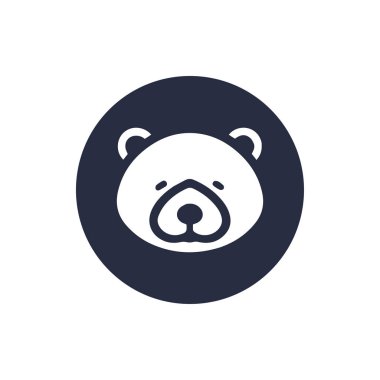 Ayı suratlı çizgi film simgesi