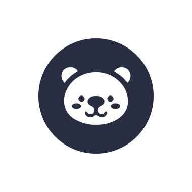 Ayı suratlı çizgi film simgesi