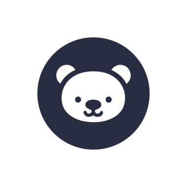 Ayı suratlı çizgi film simgesi