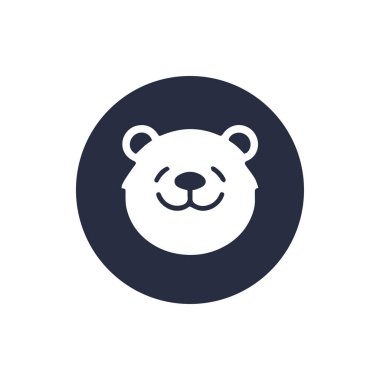 Ayı suratlı çizgi film simgesi