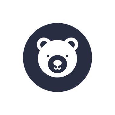 Ayı suratlı çizgi film simgesi