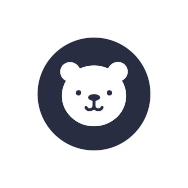 Ayı suratlı çizgi film simgesi