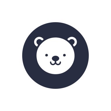 Ayı suratlı çizgi film simgesi