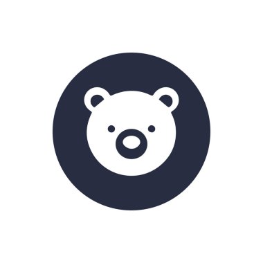 Ayı suratlı çizgi film simgesi