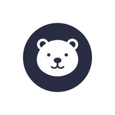 Ayı suratlı çizgi film simgesi