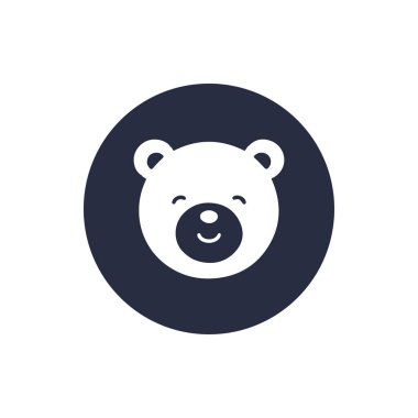 Ayı suratlı çizgi film simgesi