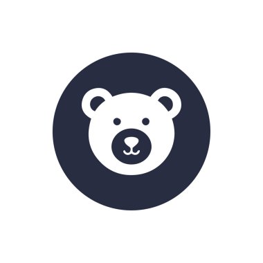 Ayı suratlı çizgi film simgesi