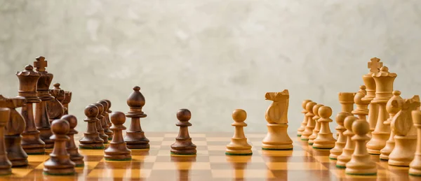 Bir Satranç Oyunu Açılışı — Stok fotoğraf