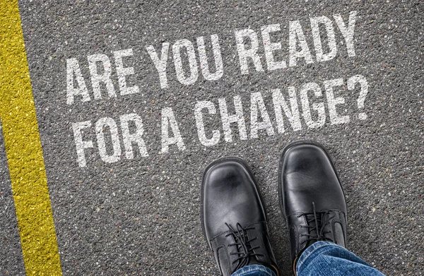 Text Road You Ready Change — Stock Photo, Image
