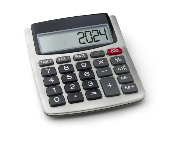 Calculator Word 2024 Display — Stock Photo, Image