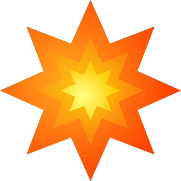 Symbol Exploze Emoji Ilustrace — Stockový vektor