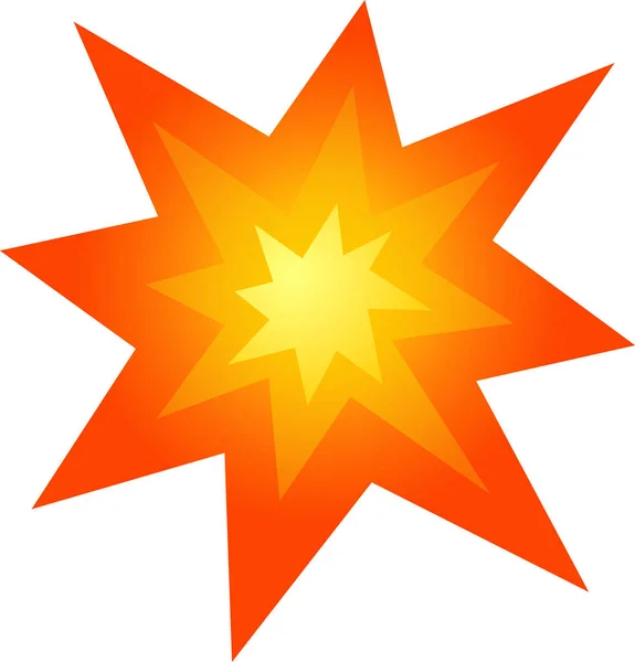 Ilustracja Symbolu Kolizji Emoji — Wektor stockowy