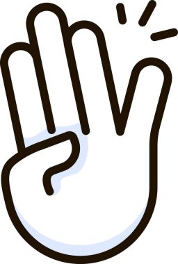 rockçı simgesi emoji etiketi