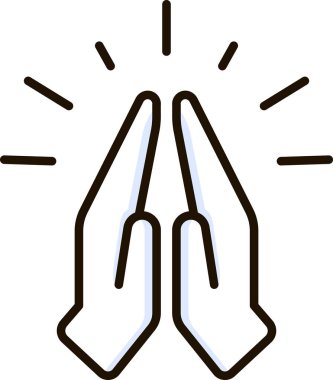 namaste simgesi emoji etiketi