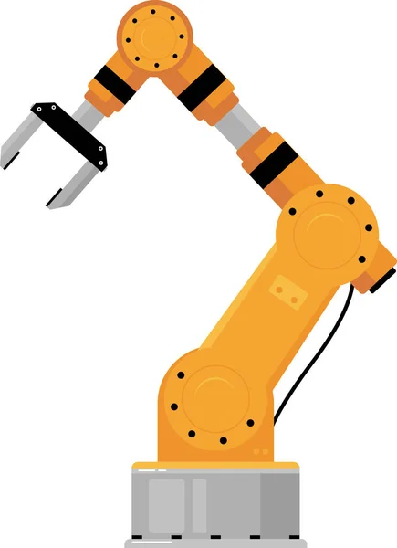 Ipari Robot Kar Illusztráció — Stock Vector