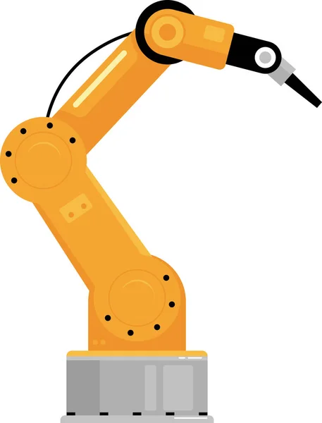 Építési Robotika Tecnológia Illusztráció — Stock Vector
