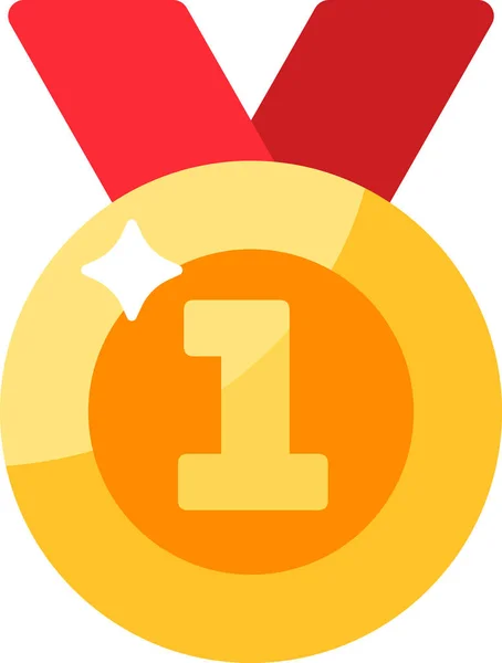 1St Medal Award First Place — Stock Vector