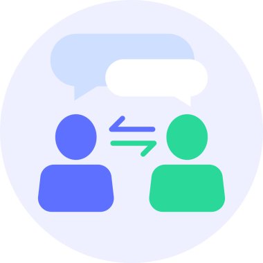 Müşteri ilişkileri modern simge illüstrasyonu