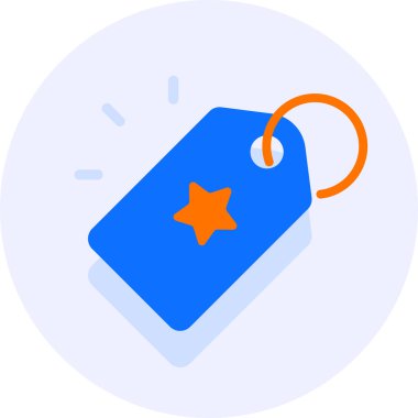 marka etiketi modern simge illüstrasyonu