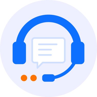 Müşteri hizmeti modern simge illüstrasyonu