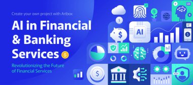 Finansal ve Bankacılık Hizmetleri Afişi Ai