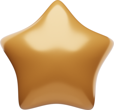 Yıldız 3D Render simgesi Clipart