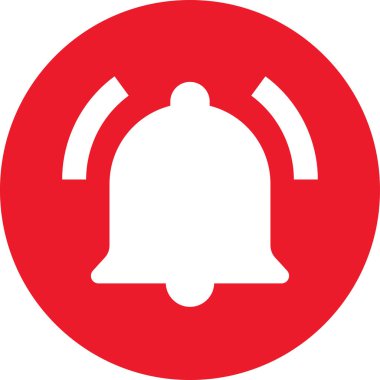 Kırmızı Acil Durum Alarm Simgesi