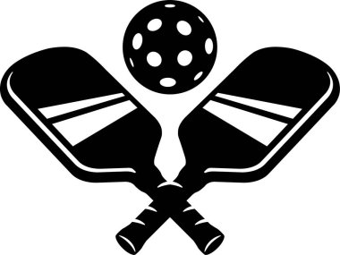 Çapraz raket ve top logosu