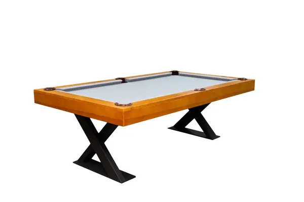 Bilardo masası. Bilardo masası beyaz arkaplanda izole edildi.