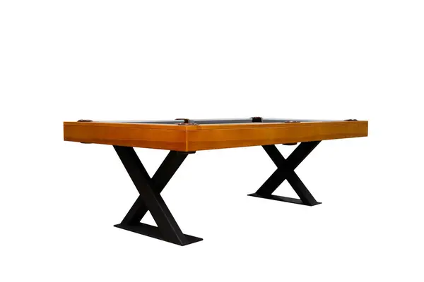 Bilardo masası. Bilardo masası beyaz arkaplanda izole edildi.