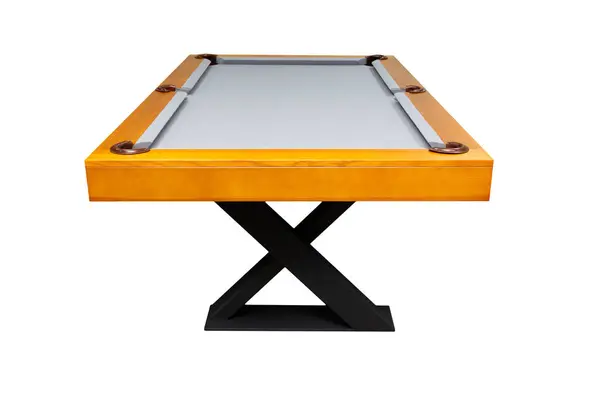 Bilardo masası. Bilardo masası beyaz arkaplanda izole edildi.