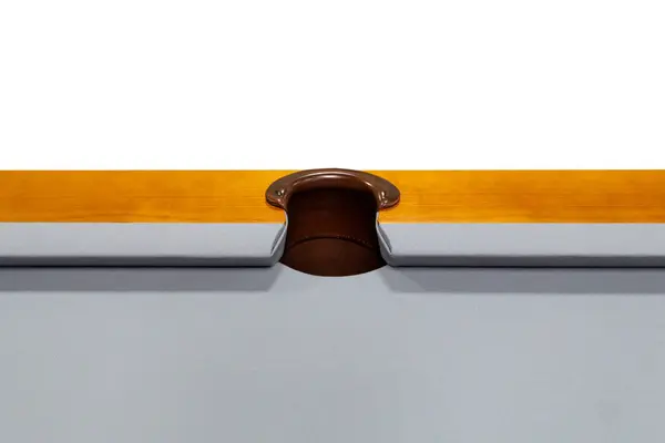 Bilardo masası. Bilardo masası beyaz arkaplanda izole edildi.