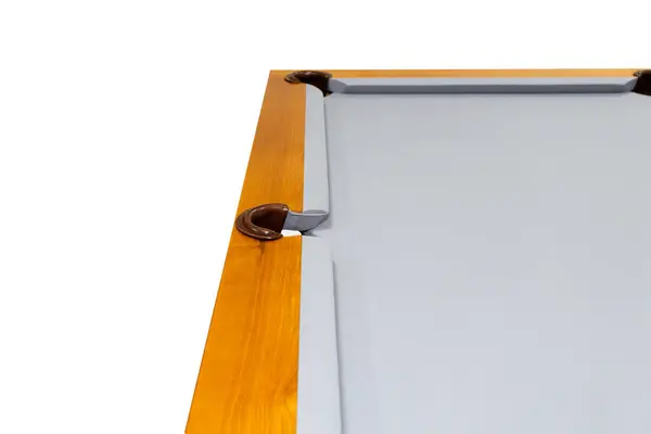 Bilardo masası. Bilardo masası beyaz arkaplanda izole edildi.