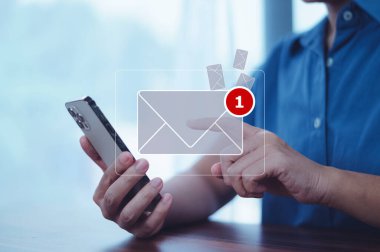 İş e-posta iletişimi için yeni ileti veya yeni e- posta bildirim kavramı