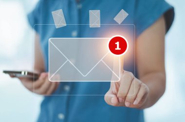 İş e-posta iletişimi için yeni ileti veya yeni e- posta bildirim kavramı