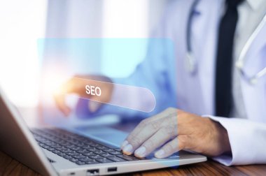 SEO Arama motoru optimizasyon konsepti, Pazarlama Sıralama Trafik İnternet Sitesi İnternet İş Teknolojisi, SEO konsepti