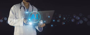 Yapay Zeka (AI) teknolojisi, tıbbi tedavi verilerinin yönetimini, modern sağlık hizmetlerini daha verimli ve etkili hale getirerek dönüştürüyor. Yapay zeka algoritmaları analiz eder.