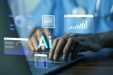 Sağlık uzmanları yapay zeka ve yapay zekayı dijital tıbbi verilerle birleştirerek hassas ve gelişmiş tanı hizmetleri sunar..