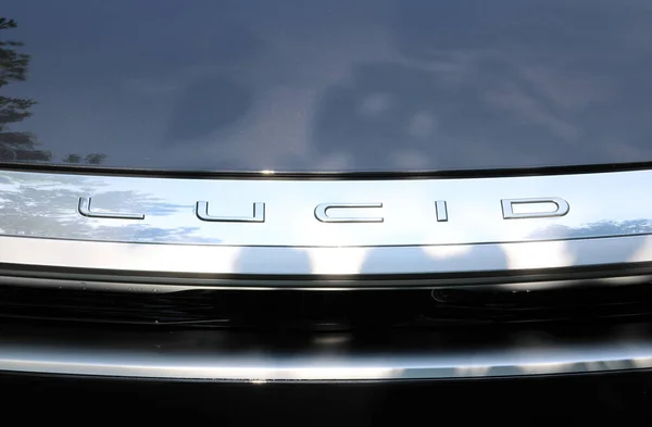 Luxury Electric Car Lucid Air Logo — Stock Photo, Image