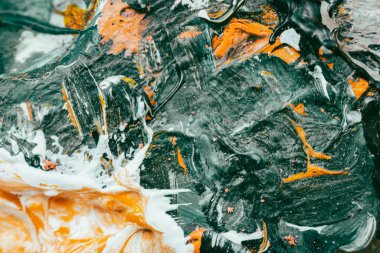 Soyut suluboya arka plan. Çok renkli desenli. Akrilik boya dokusu. Parlak yağ yüzeyi. Grunge boyalı duvar kağıdı. Grafiksel arka planlar. Yaratıcılık etkisi. Grafik illüstrasyon.