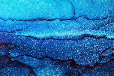 Alkol mürekkebi soyut arkaplan, makro